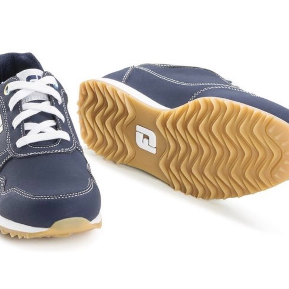 Women's FootJoy Sport Retro Blue and White Golf Shoes. Size 7 - Picture 3 of 7